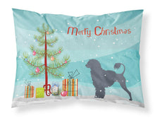 Load image into Gallery viewer, Portuguese Water Dog Merry Christmas Tree Fabric Standard Pillowcase – Artistic Decorative Front, White Back BB2986PILLOWCASE