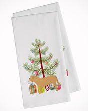 Load image into Gallery viewer, Dogue de Bordeaux Merry Christmas Tree Kitchen Towels – Set of 2 - Decorative &amp; Absorbent Cotton | BB2988WTKT