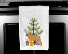 Load image into Gallery viewer, Bullmastiff Merry Christmas Tree Kitchen Towels – Set of 2 - Decorative &amp; Absorbent Cotton | BB2989WTKT