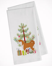 Load image into Gallery viewer, Akita Merry Christmas Tree Kitchen Towels – Set of 2 - Decorative &amp; Absorbent Cotton | BB2990WTKT