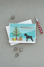 Load image into Gallery viewer, Giant Schnauzer Merry Christmas Tree Greeting Cards -  Blank Note Cards – 8-Pack of Artist-Designed Cards with Envelopes