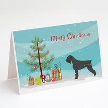 Load image into Gallery viewer, Giant Schnauzer Merry Christmas Tree Greeting Cards -  Blank Note Cards – 8-Pack of Artist-Designed Cards with Envelopes