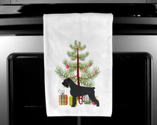 Load image into Gallery viewer, Giant Schnauzer Merry Christmas Tree Kitchen Towels – Set of 2 - Decorative &amp; Absorbent Cotton | BB2991WTKT