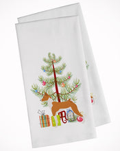 Load image into Gallery viewer, Basenji Merry Christmas Tree Kitchen Towels – Set of 2 - Decorative &amp; Absorbent Cotton | BB2992WTKT