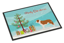 Load image into Gallery viewer, Saint Bernard Merry Christmas Tree Doormat - 18x27 Decorative Floor Mat – Indoor/Outdoor Rug with Artistic Flair BB2994MAT