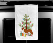 Load image into Gallery viewer, Saint Bernard Merry Christmas Tree Kitchen Towels – Set of 2 - Decorative &amp; Absorbent Cotton | BB2994WTKT