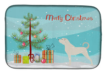 Load image into Gallery viewer, Anatolian Shepherd Merry Christmas Tree Dish Drying Mat – Absorbent, Artistic Kitchen Essentials BB2995DDM