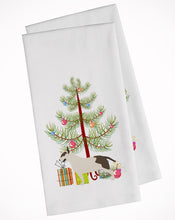 Load image into Gallery viewer, Bull Terrier Merry Christmas Tree Kitchen Towels – Set of 2 - Decorative &amp; Absorbent Cotton | BB2996WTKT