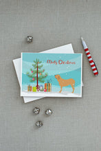 Load image into Gallery viewer, Fila Brasileiro Merry Christmas Tree Greeting Cards -  Blank Note Cards – 8-Pack of Artist-Designed Cards with Envelopes