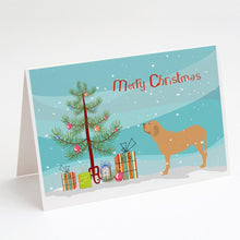 Load image into Gallery viewer, Fila Brasileiro Merry Christmas Tree Greeting Cards -  Blank Note Cards – 8-Pack of Artist-Designed Cards with Envelopes
