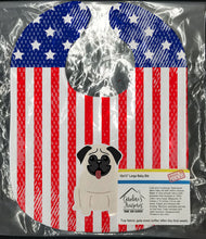 Load image into Gallery viewer, Patriotic USA Pug Cream Baby Bib BB2999BIB