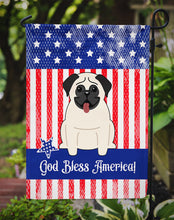 Load image into Gallery viewer, Patriotic USA Pug Cream Garden Flag - Outdoor Decorative Yard Flag BB2999GF