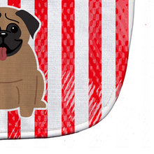 Load image into Gallery viewer, Patriotic USA Pug Brown Baby Bib BB3000BIB