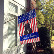 Load image into Gallery viewer, Patriotic USA French Bulldog Brindle Flag Canvas House Size BB3004CHF