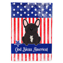 Load image into Gallery viewer, Patriotic USA French Bulldog Brindle Flag Canvas House Size BB3004CHF