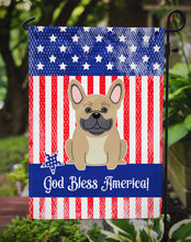 Load image into Gallery viewer, Patriotic USA French Bulldog Cream Garden Flag - Outdoor Decorative Yard Flag