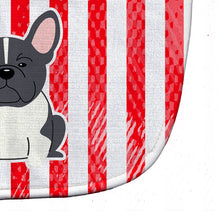Load image into Gallery viewer, Patriotic USA French Bulldog Black White Baby Bib BB3007BIB