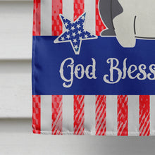 Load image into Gallery viewer, Patriotic USA French Bulldog Black White Flag Canvas House Size BB3007CHF