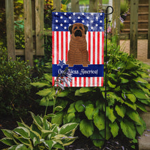 Load image into Gallery viewer, Patriotic USA Mastiff Brindle Garden Flag - Outdoor Decorative Yard Flag BB3010GF