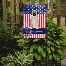 Load image into Gallery viewer, Patriotic USA Mastiff Brindle White Garden Flag - Outdoor Decorative Yard Flag BB3011GF