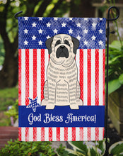 Load image into Gallery viewer, Patriotic USA Mastiff Brindle White Garden Flag - Outdoor Decorative Yard Flag BB3011GF