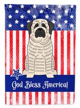 Load image into Gallery viewer, Patriotic USA Mastiff Brindle White Garden Flag - Outdoor Decorative Yard Flag BB3011GF