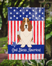Load image into Gallery viewer, Patriotic USA Basset Hound Garden Flag - Outdoor Decorative Yard Flag