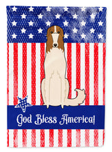 Load image into Gallery viewer, Patriotic USA Borzoi Garden Flag - Outdoor Decorative Yard Flag BB3018GF