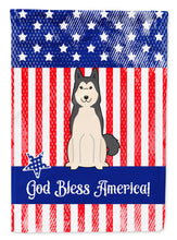 Load image into Gallery viewer, Patriotic USA West Siberian Laika Spitz Garden Flag - Outdoor Decorative Yard Flag