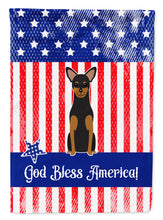 Load image into Gallery viewer, Patriotic USA Manchester Terrier Garden Flag - Outdoor Decorative Yard Flag BB3023GF