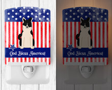 Load image into Gallery viewer, Patriotic USA Russo-European Laika Spitz Ceramic Night Light BB3024CNL