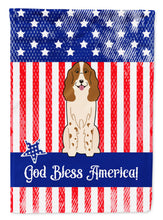 Load image into Gallery viewer, Patriotic USA Russian Spaniel Garden Flag - Outdoor Decorative Yard Flag