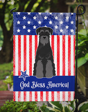 Load image into Gallery viewer, Patriotic USA Standard Schnauzer Black Garden Flag - Outdoor Decorative Yard Flag BB3027GF