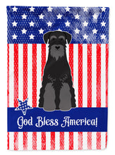 Load image into Gallery viewer, Patriotic USA Standard Schnauzer Black Garden Flag - Outdoor Decorative Yard Flag BB3027GF