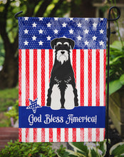 Load image into Gallery viewer, Patriotic USA Standard Schnauzer Salt and Pepper Garden Flag - Outdoor Decorative Yard Flag