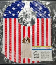 Load image into Gallery viewer, Patriotic USA Saint Bernard Baby Bib BB3030BIB
