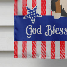 Load image into Gallery viewer, Patriotic USA Bernese Mountain Dog Flag Canvas House Size BB3031CHF