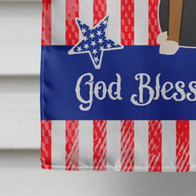 Load image into Gallery viewer, Patriotic USA Greater Swiss Mountain Dog Flag Canvas House Size BB3032CHF