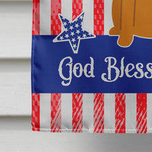 Load image into Gallery viewer, Patriotic USA Border Terrier Flag Canvas House Size BB3034CHF