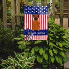 Load image into Gallery viewer, Patriotic USA Border Terrier Garden Flag - Outdoor Decorative Yard Flag
