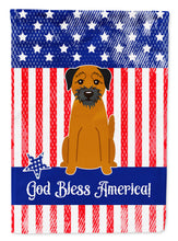 Load image into Gallery viewer, Patriotic USA Border Terrier Garden Flag - Outdoor Decorative Yard Flag