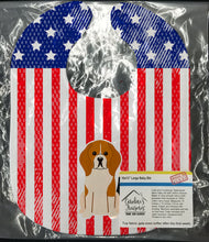 Load image into Gallery viewer, Patriotic USA Beagle Tricolor Baby Bib BB3035BIB