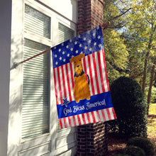 Load image into Gallery viewer, Patriotic USA Airedale Flag Canvas House Size BB3036CHF