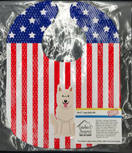 Load image into Gallery viewer, Patriotic USA White German Shepherd Baby Bib BB3040BIB