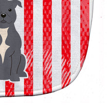 Load image into Gallery viewer, Patriotic USA Staffordshire Bull Terrier Blue Baby Bib BB3041BIB