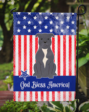 Load image into Gallery viewer, Patriotic USA Staffordshire Bull Terrier Blue Garden Flag - Outdoor Decorative Yard Flag BB3041GF