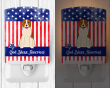 Load image into Gallery viewer, Patriotic USA Central Asian Shepherd Dog Ceramic Night Light BB3044CNL