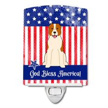 Load image into Gallery viewer, Patriotic USA Central Asian Shepherd Dog Ceramic Night Light BB3044CNL