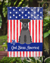 Load image into Gallery viewer, Patriotic USA Miniature Schanuzer Black Garden Flag - Outdoor Decorative Yard Flag