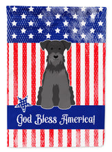 Load image into Gallery viewer, Patriotic USA Miniature Schanuzer Black Garden Flag - Outdoor Decorative Yard Flag